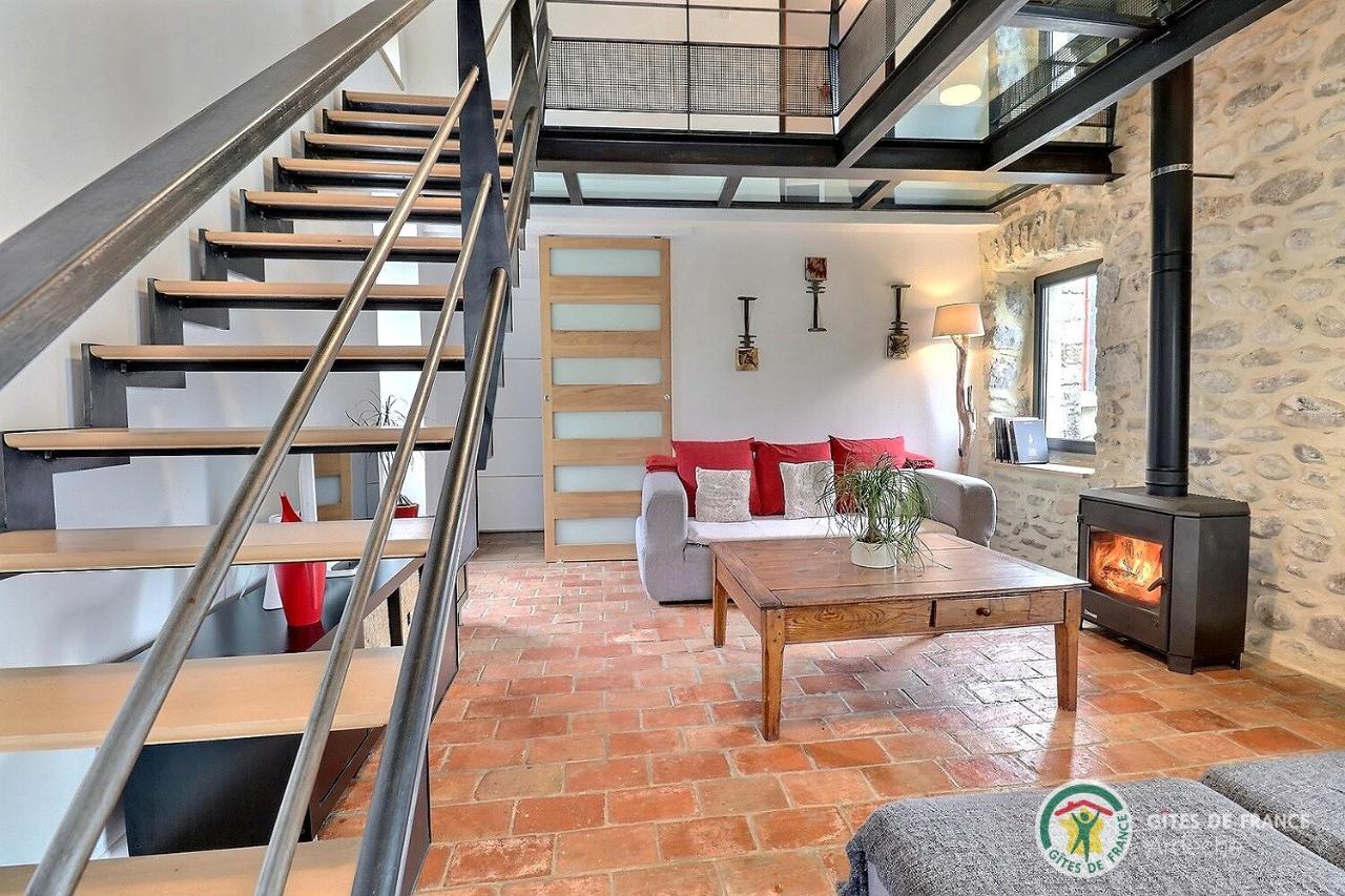 L'Envol Des Papillons Villa Grospierres Bagian luar foto